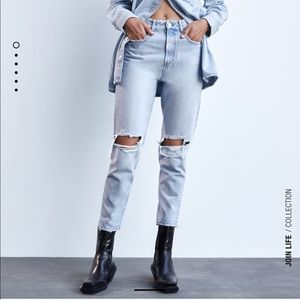 Zara high waisted jeans